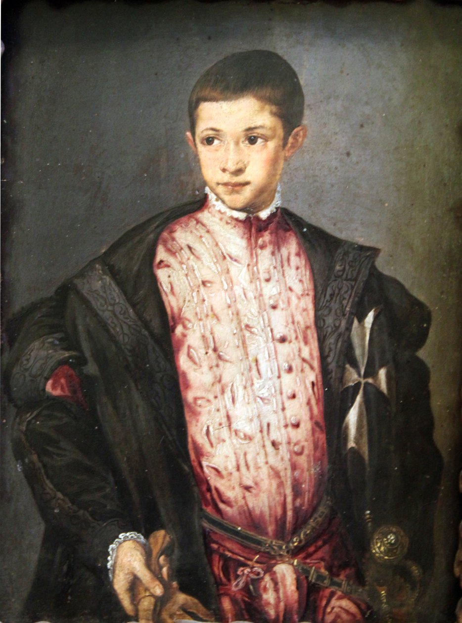 Ranuccio Farnese的肖像（1530-1565） 作者 弗朗切斯科·德·罗西（Francesco de Rossi）