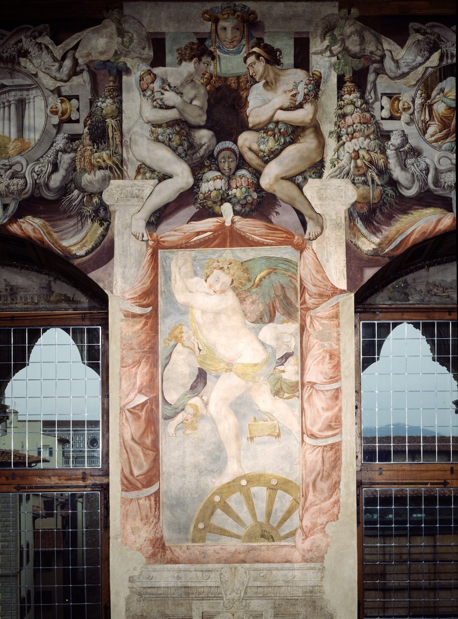 财富，来自Sala dell&39;Udienza，1545 作者 弗朗西斯科·德·罗西·萨尔维亚蒂·切奇诺