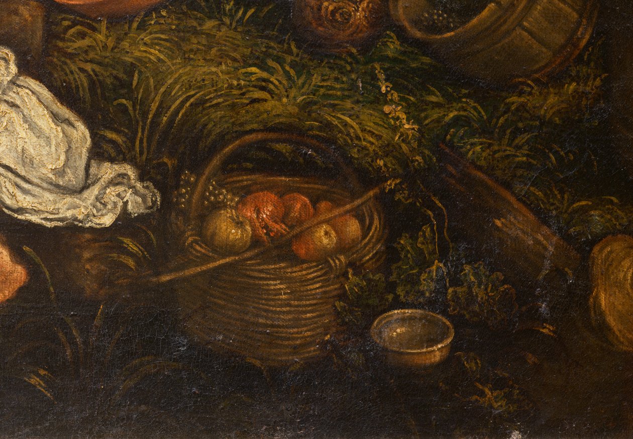 秋收（葡萄采摘），1585-90（细节65683） 作者 弗朗切斯科·巴萨诺（Francesco Bassano）