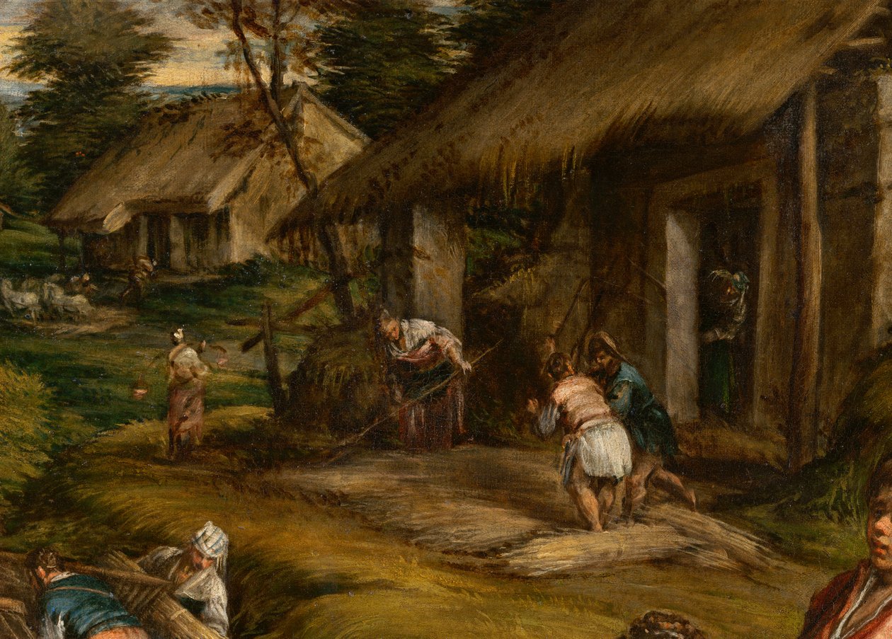 夏天，1576年（细节65685） 作者 弗朗切斯科·巴萨诺（Francesco Bassano）