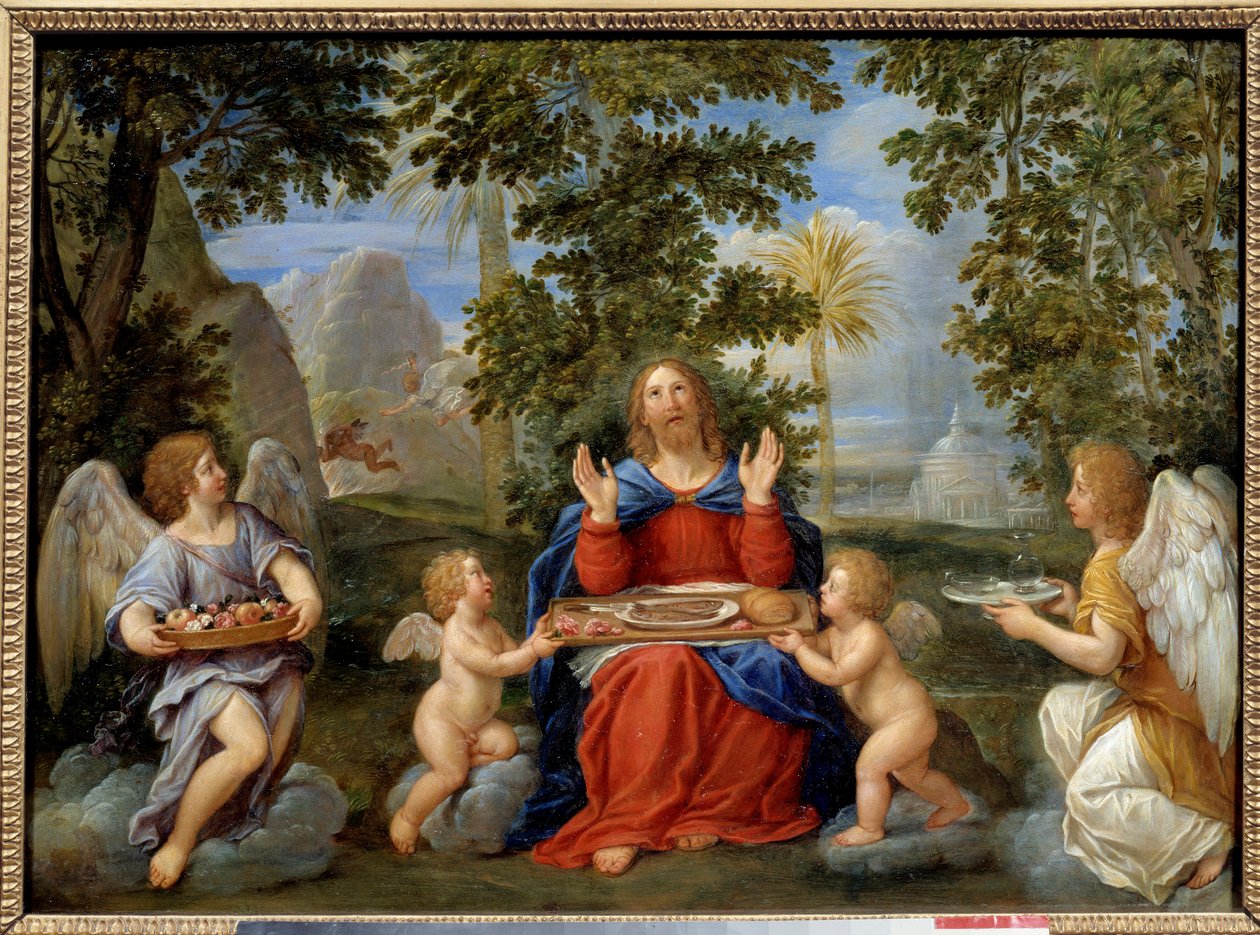 天使为基督服务 - Francesco Albani dit l