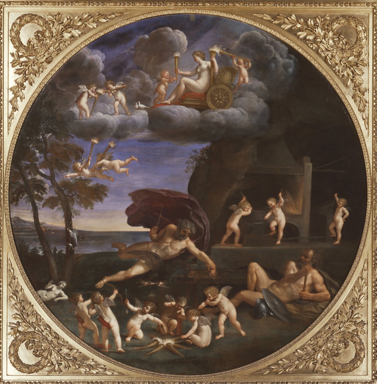 火元素，1625-28 作者 弗朗切斯科·阿尔巴尼