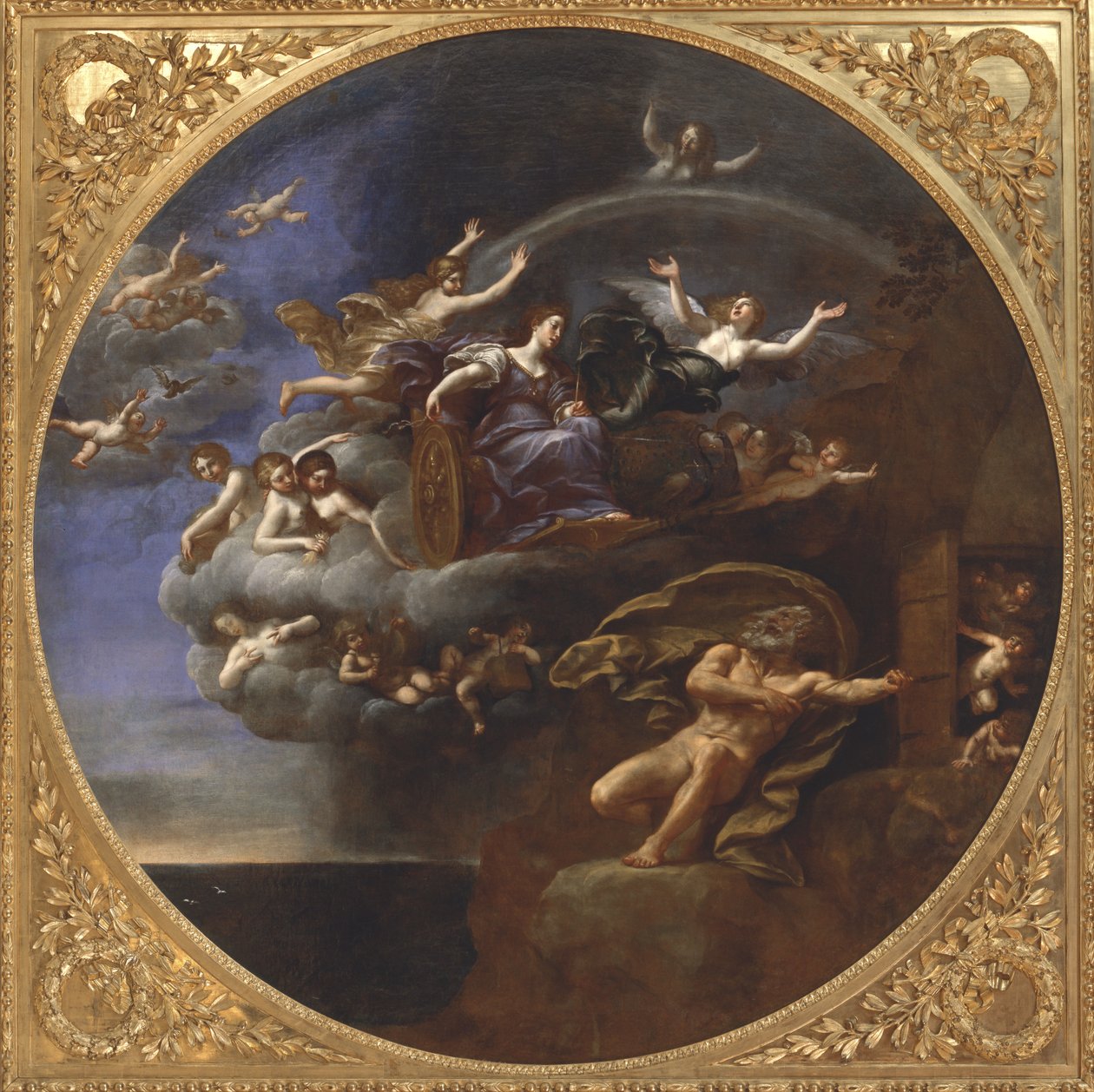 空中元素，1625-28年 作者 弗朗切斯科·阿尔巴尼