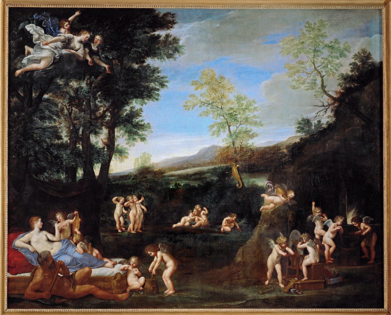 Le repos de Venus et de Vulcain - 金星与火神的安息... 作者 弗朗切斯科·阿尔巴尼