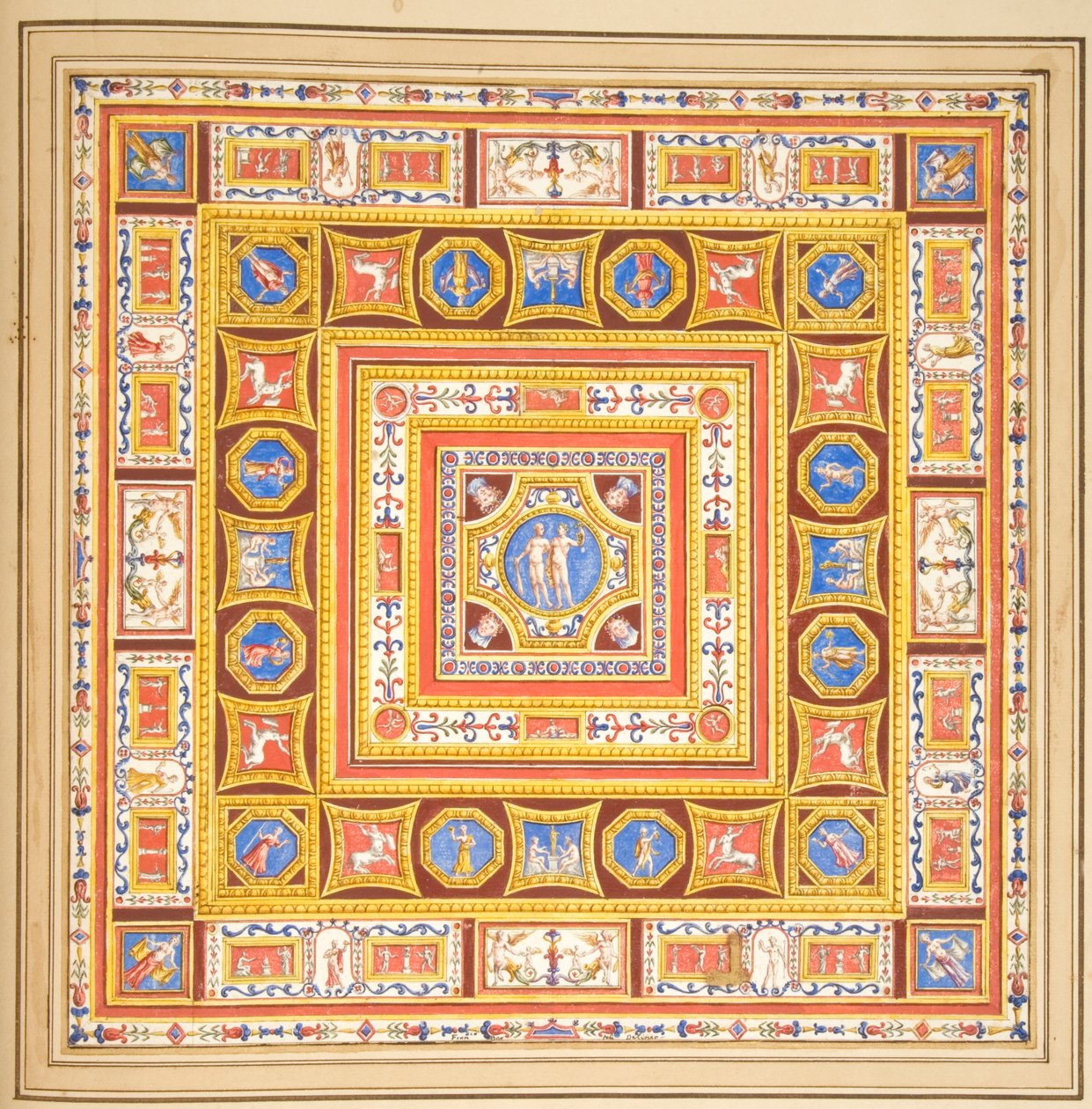 Holkham II。 23，Album Ashby II的作品集（wc在纸上） 作者 弗朗切斯科·巴托利（Francesco Bartoli）