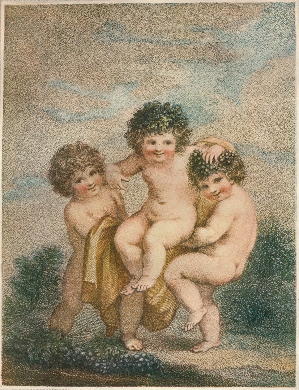 Bacchanals，1903年 作者 弗朗切斯科·巴托洛齐（Francesco Bartolozzi）