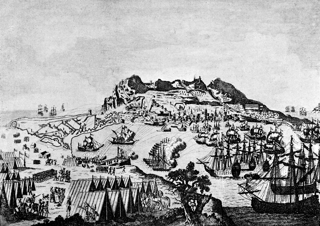 Gibraltar during the American War of Independence 作者 弗朗切斯科·巴托洛齐（Francesco Bartolozzi）