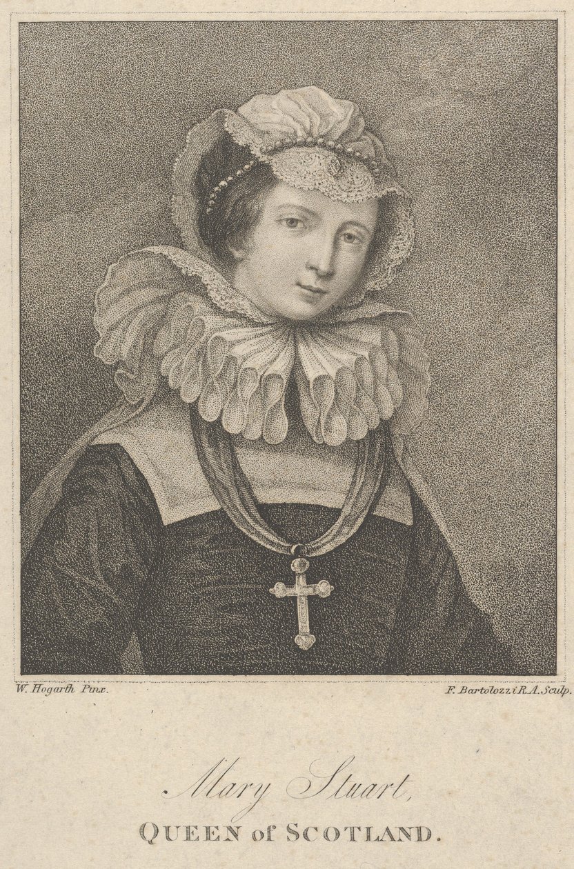 Mary, Queen of Scots, January 12, 1803., January 12, 1803. 作者 弗朗切斯科·巴托洛齐（Francesco Bartolozzi）