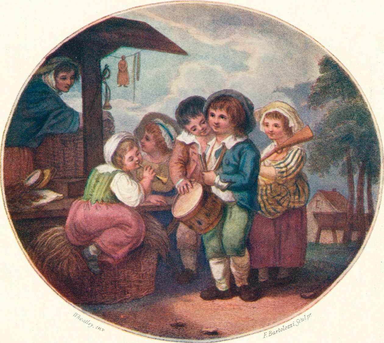 博览会，c1870，1903年 作者 弗朗切斯科·巴托洛齐（Francesco Bartolozzi）