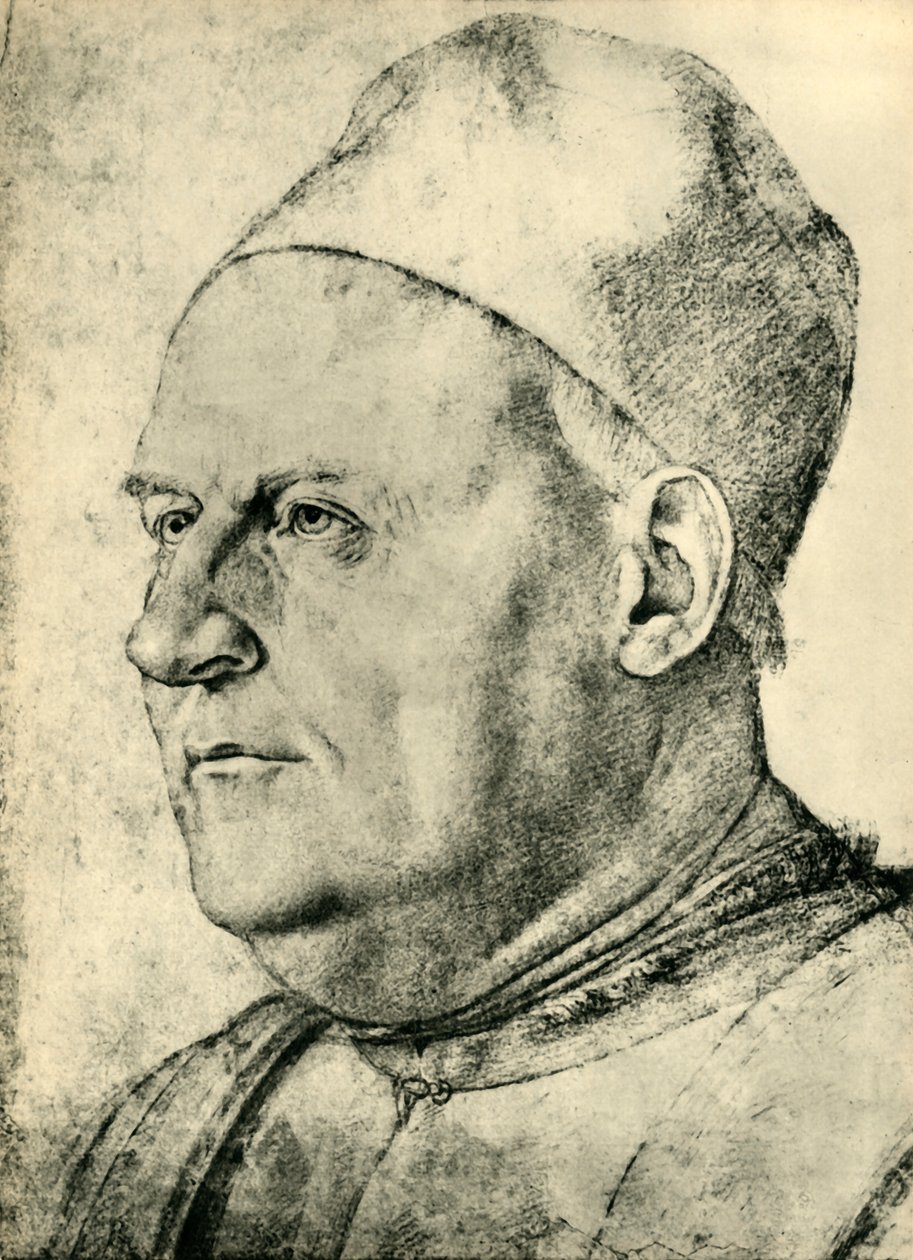 威尼斯人参议员肖像，1487年，1943年。 作者 弗朗切斯科·邦西诺里（Francesco Bonsignori）