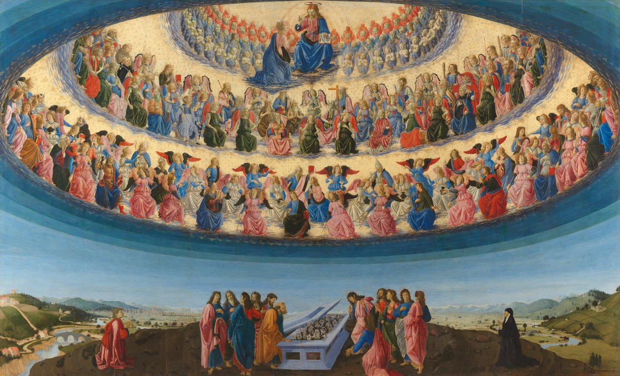 玛丽的希梅尔法特 作者 弗朗切斯科·波蒂奇尼（Francesco Botticini）