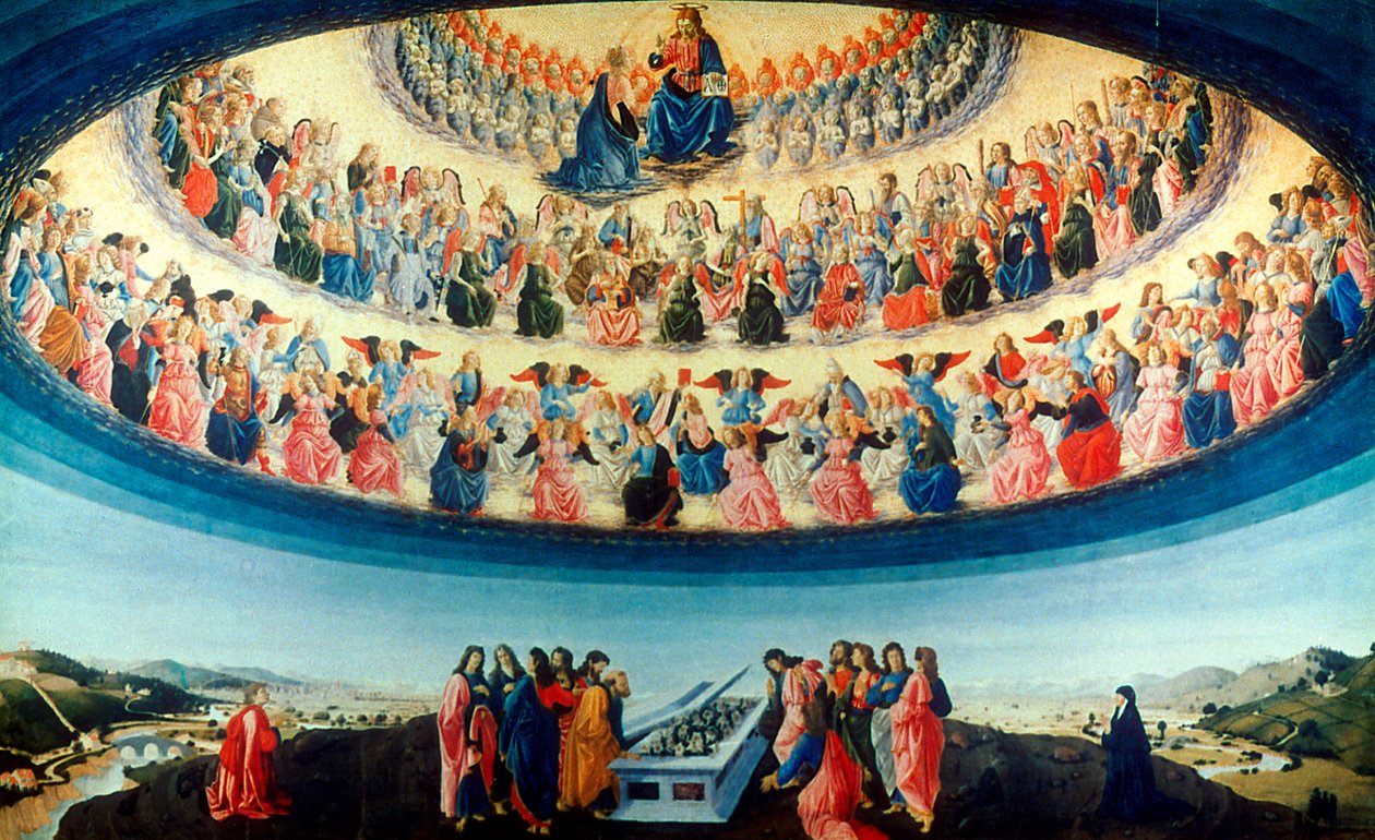 圣母升天，c1475-1476 作者 弗朗切斯科·波蒂奇尼（Francesco Botticini）
