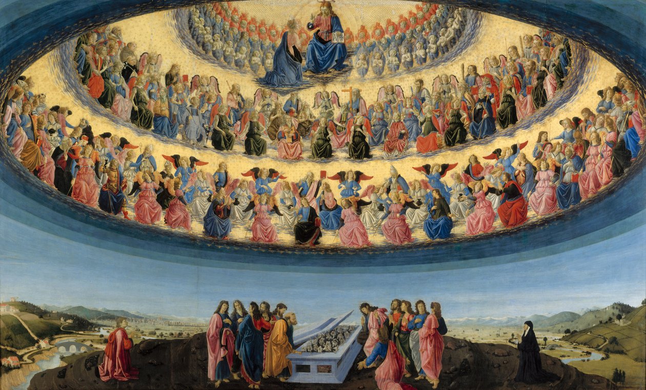 圣母升天，大约1475年 作者 弗朗切斯科·波蒂奇尼（Francesco Botticini）