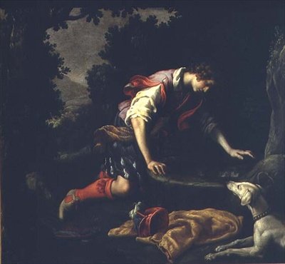 喷泉边的水仙》（Narcissus at the Fountain 作者 弗朗切斯科·库拉迪（Francesco Curradi）