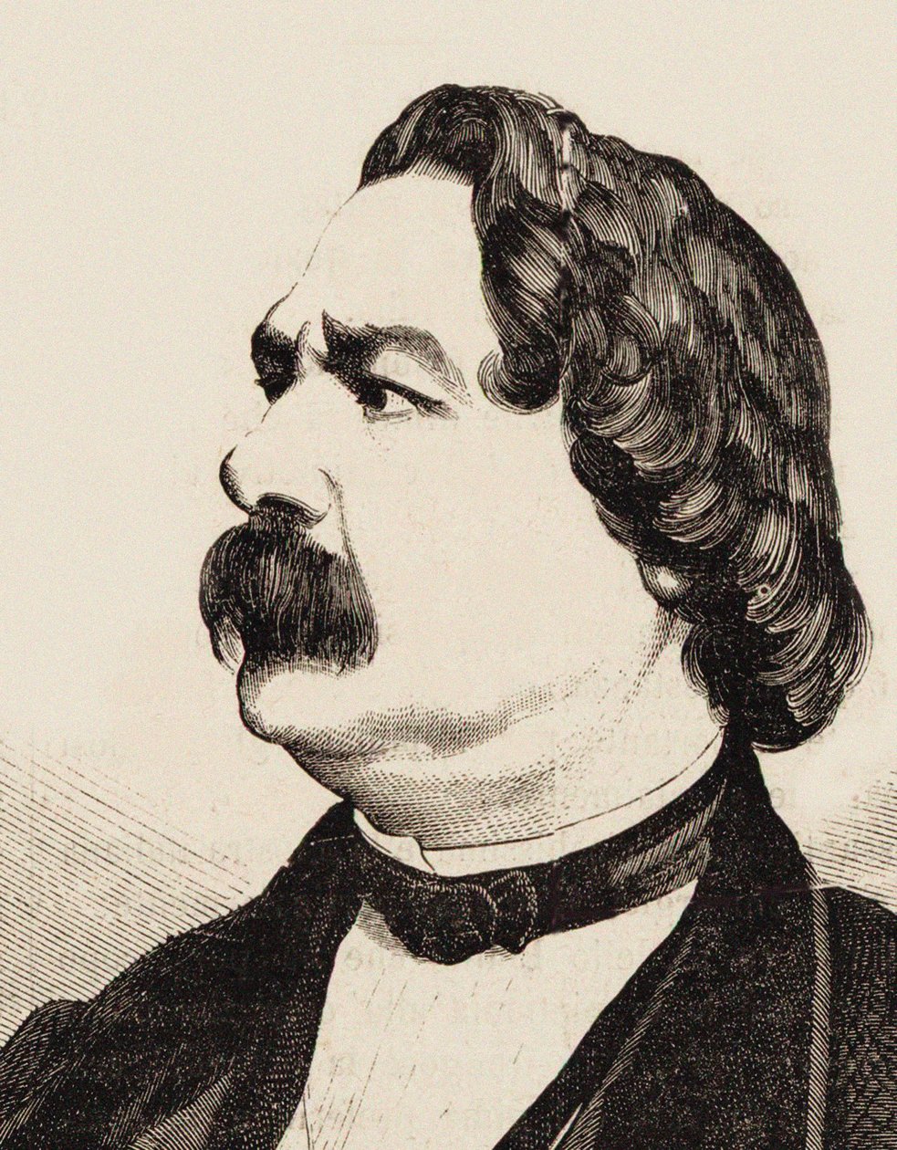 作曲家Enrico Petrella 1813-1877年的肖像，约1855年。 作者 弗朗切斯科·戈宁（Francesco Gonin）