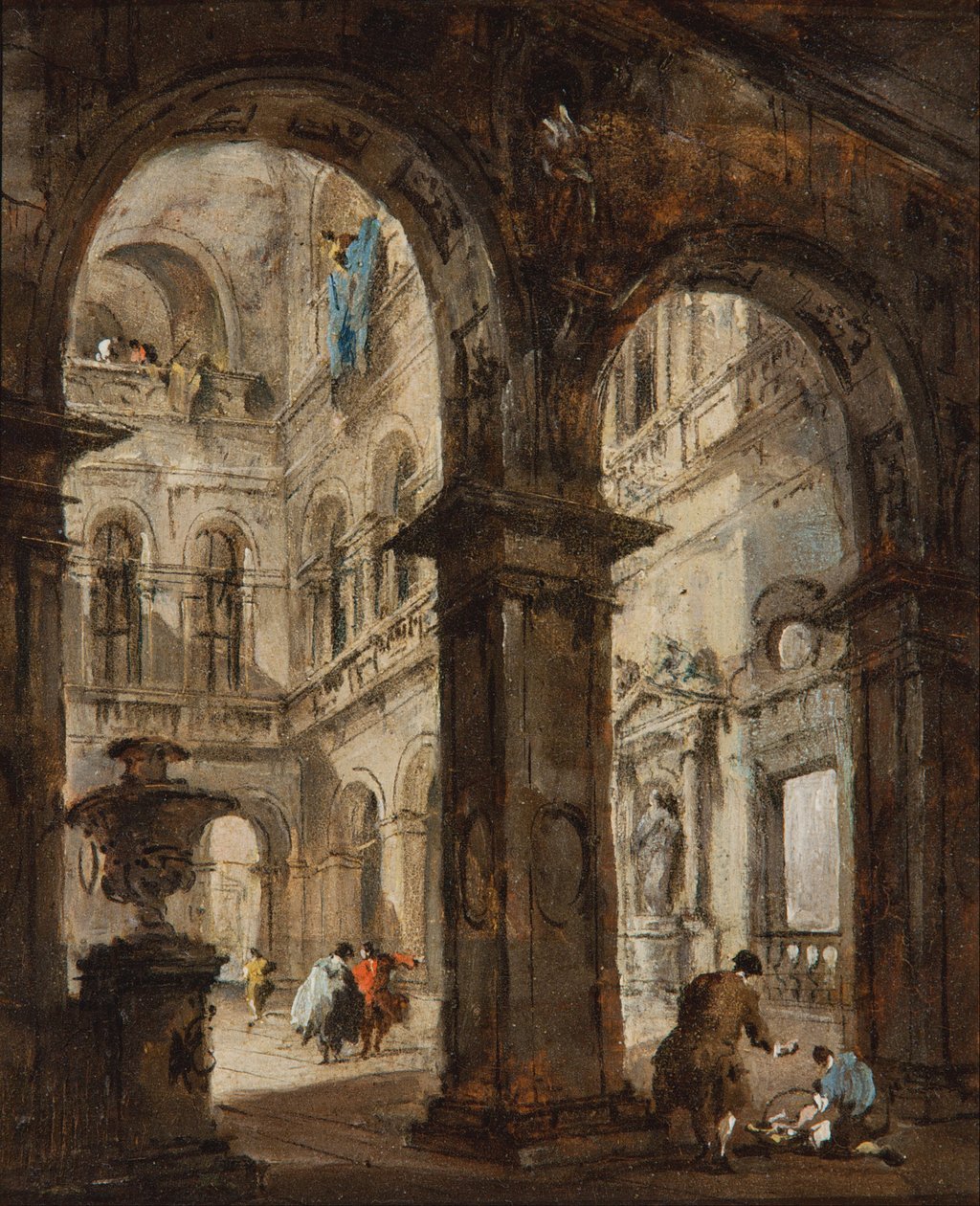 建筑随想曲 作者 弗朗切斯科·瓜迪（Francesco Guardi）