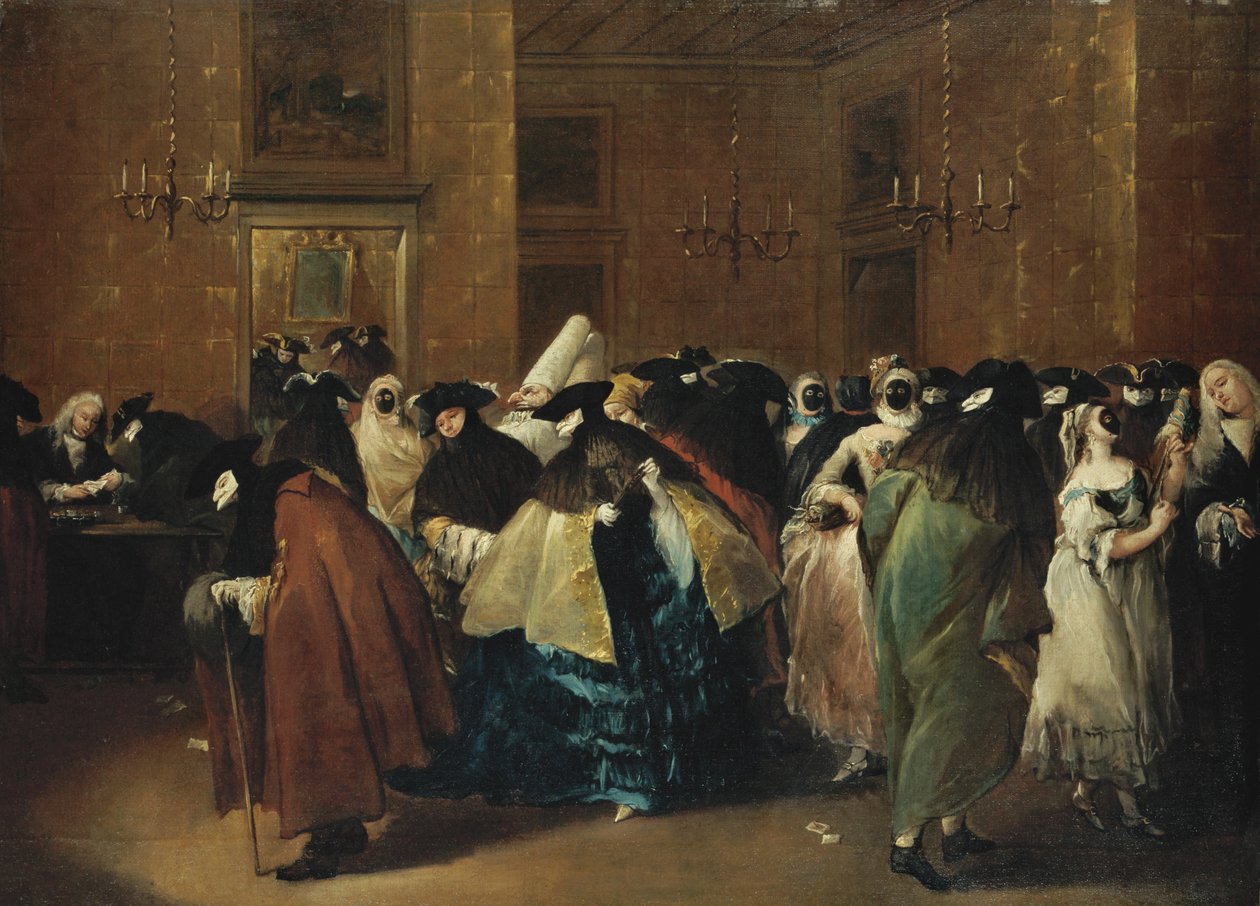 威尼斯赌场减少 作者 弗朗切斯科·瓜迪（Francesco Guardi）