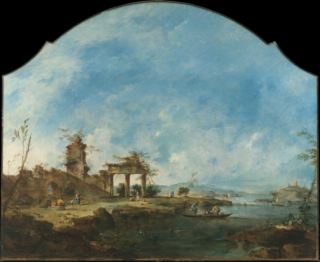 奇妙景观，1765年 作者 弗朗切斯科·瓜迪（Francesco Guardi）