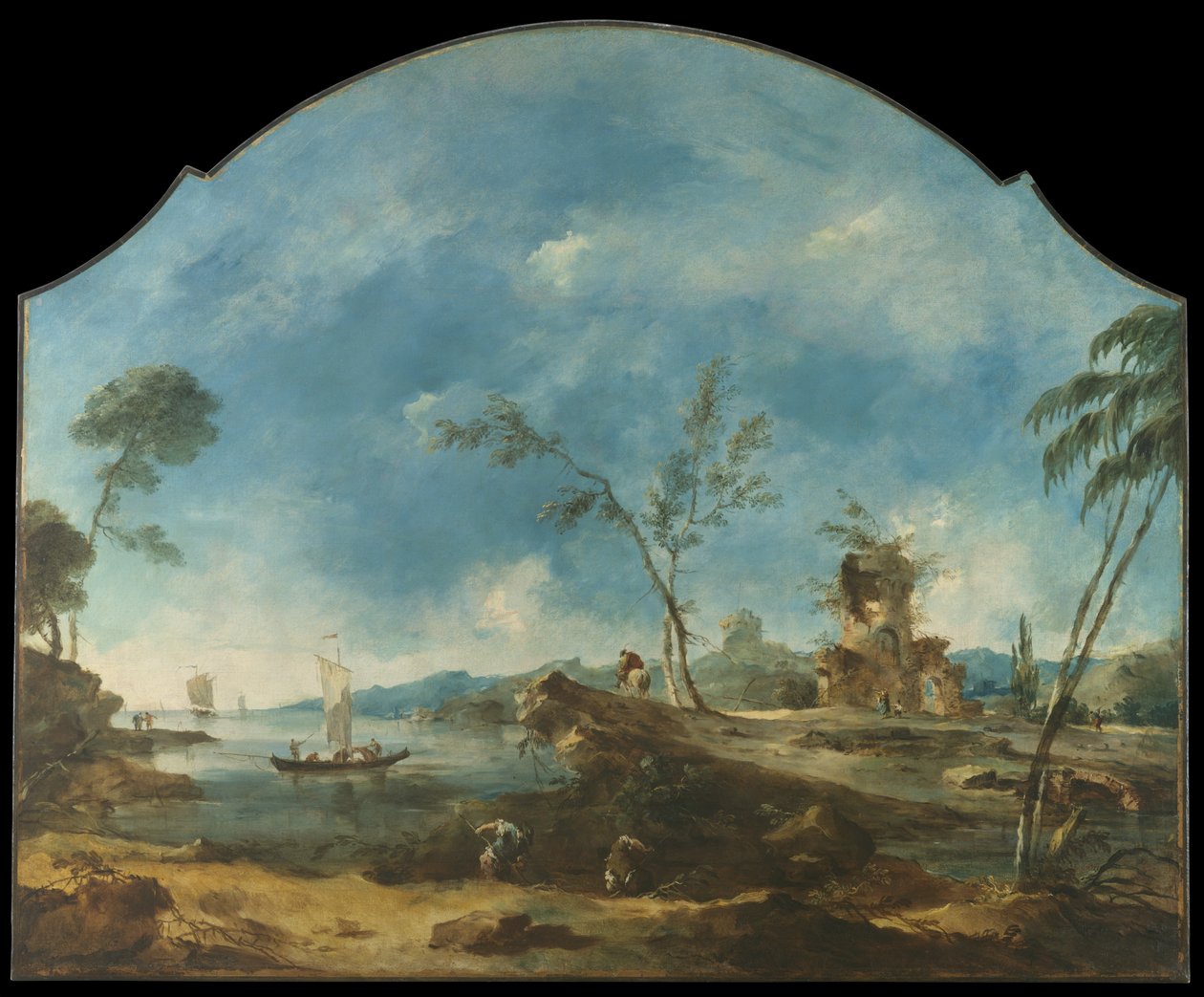 奇妙景观，1765年 作者 弗朗切斯科·瓜迪（Francesco Guardi）