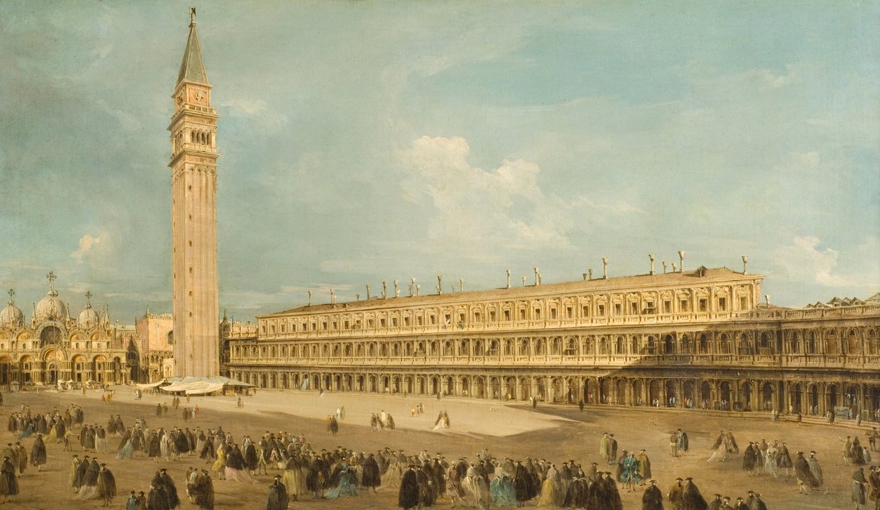 圣马可广场在威尼斯 作者 弗朗切斯科·瓜迪（Francesco Guardi）