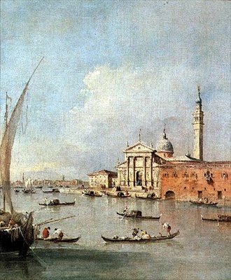 S.乔治-马焦雷，从朱德卡看（油画 作者 弗朗切斯科·瓜迪（Francesco Guardi）