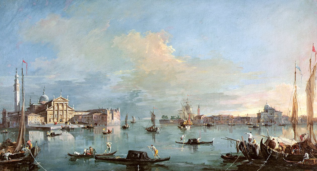 圣乔治-马焦雷（布面油画 作者 弗朗切斯科·瓜迪（Francesco Guardi）
