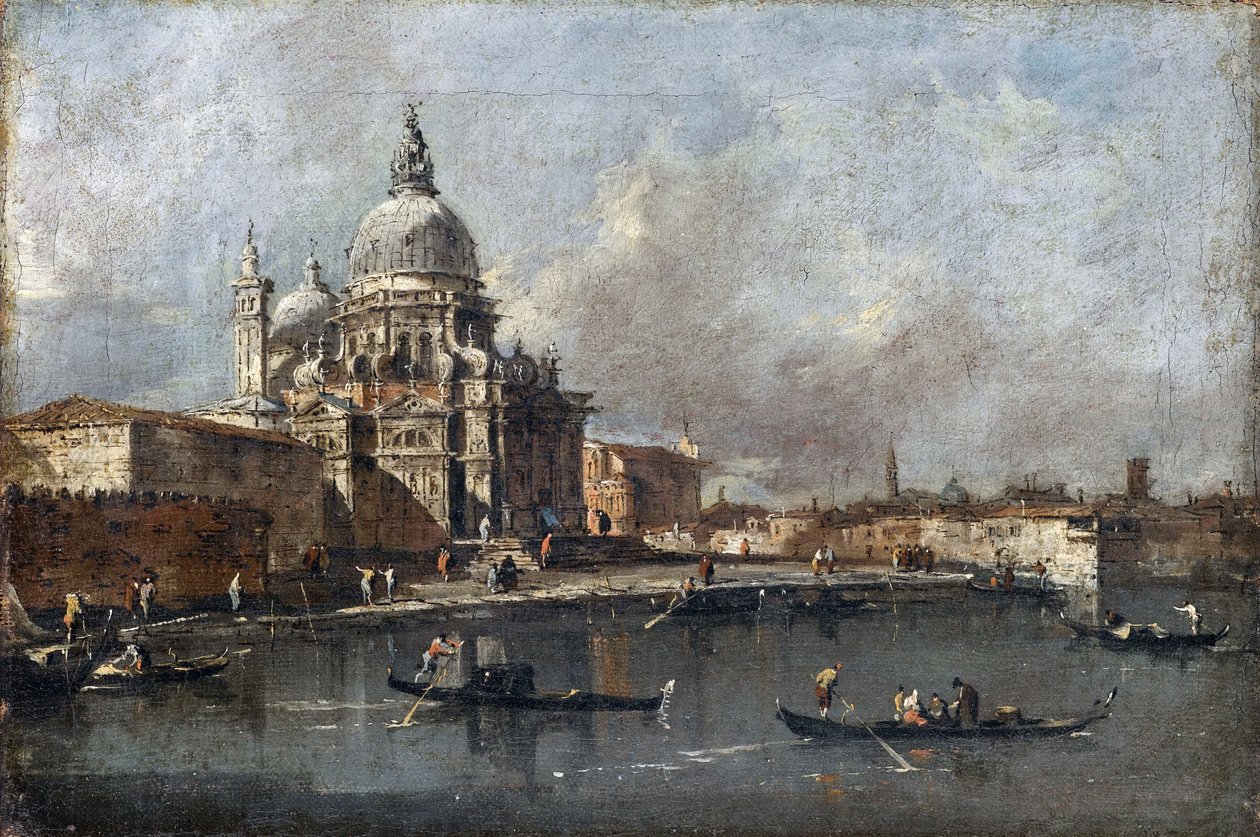 威尼斯圣玛丽亚德拉致敬 作者 弗朗切斯科·瓜迪（Francesco Guardi）