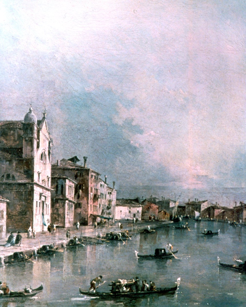威尼斯大运河，c1732-1790年 作者 弗朗切斯科·瓜迪（Francesco Guardi）