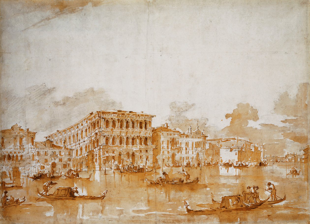 Ca“佩萨罗大运河 作者 弗朗切斯科·瓜迪（Francesco Guardi）