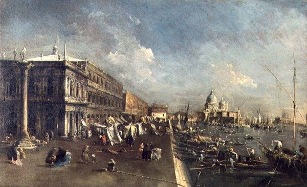 威尼斯的莫洛 作者 弗朗切斯科·瓜迪（Francesco Guardi）