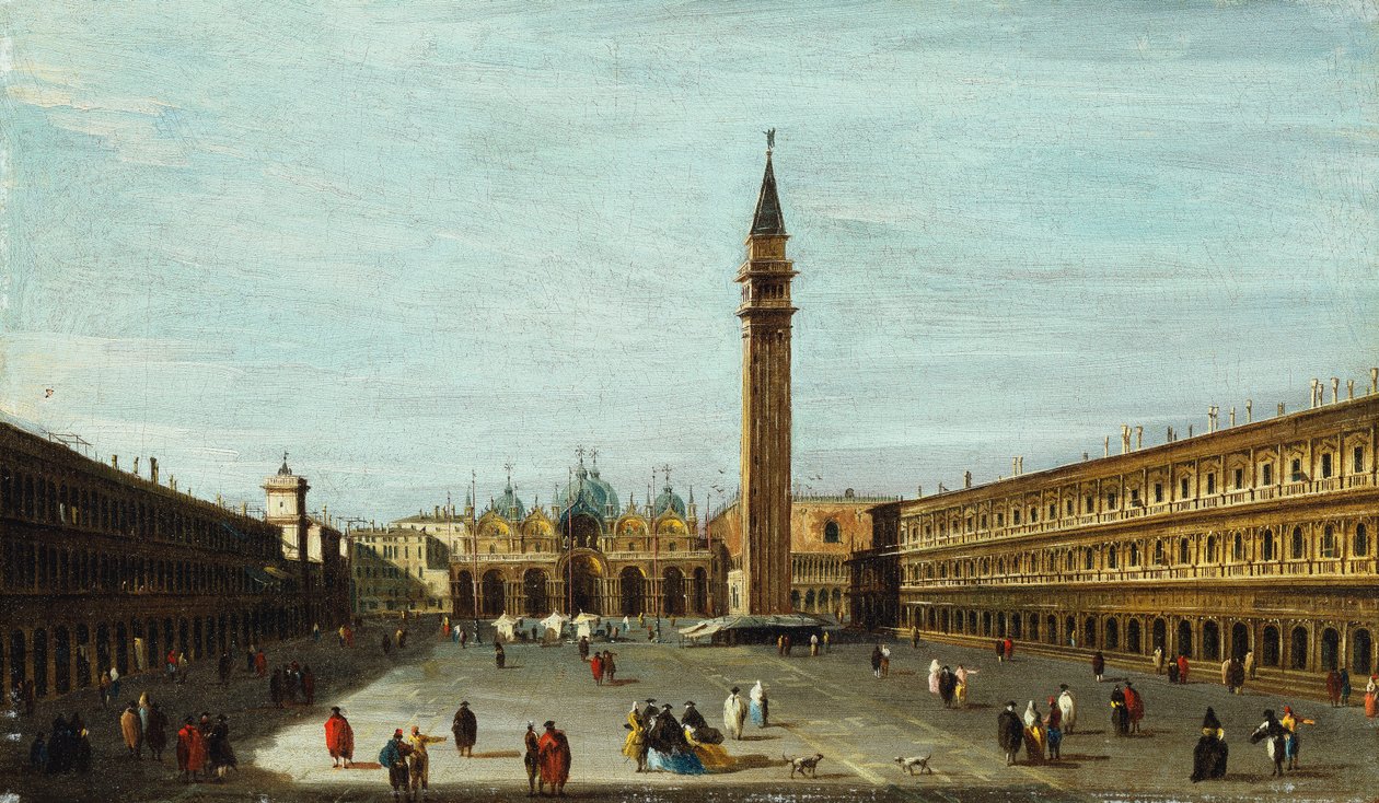 威尼斯东望圣马可广场 作者 弗朗切斯科·瓜迪（Francesco Guardi）