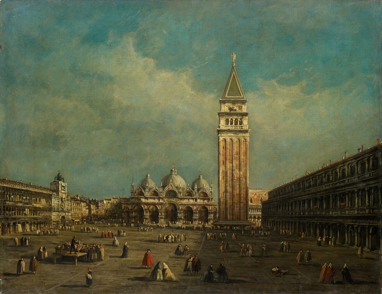 威尼斯圣马可广场 作者 弗朗切斯科·瓜迪（Francesco Guardi）