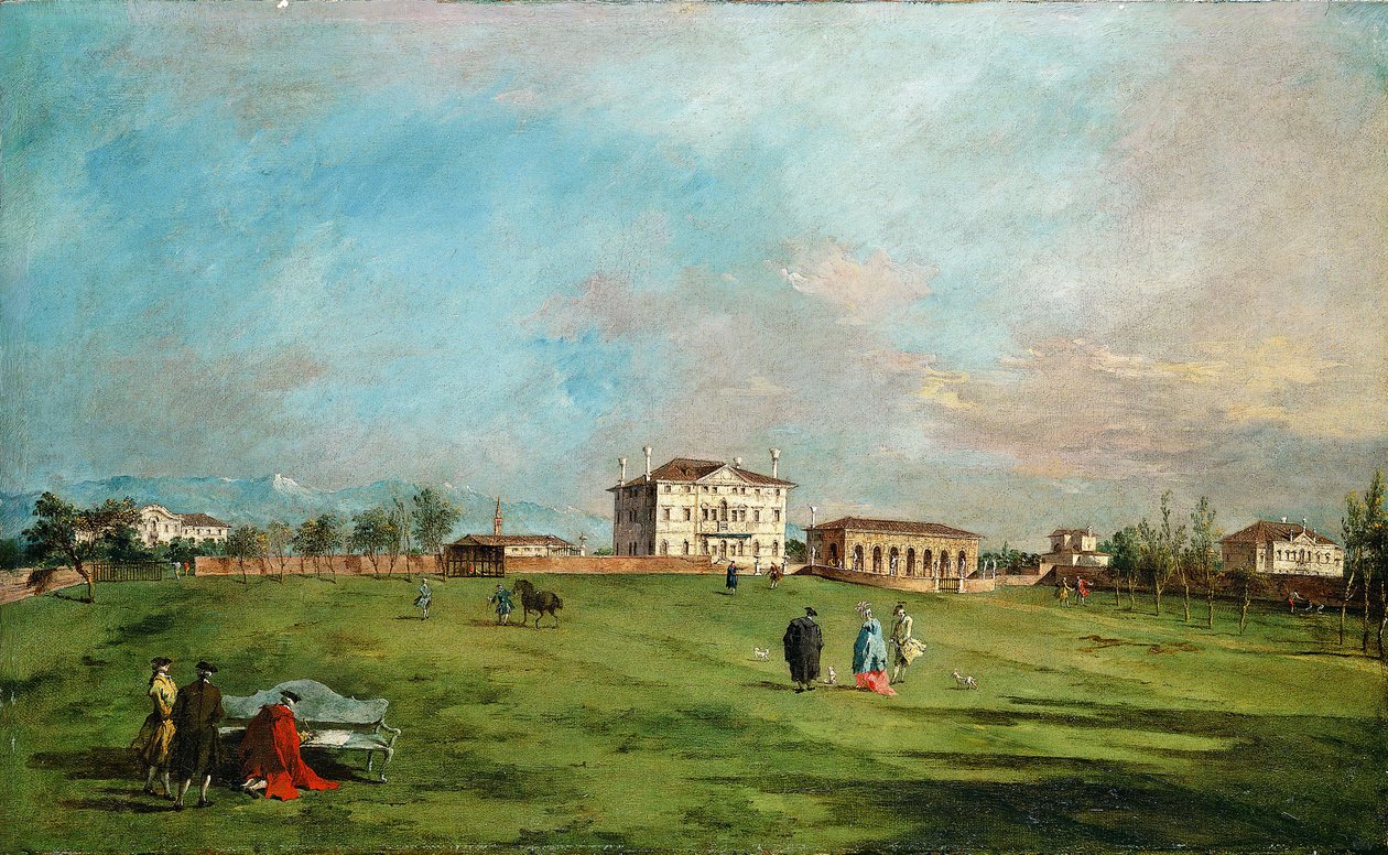 洛尔丹别墅，Paese，1780年代初。 作者 弗朗切斯科·瓜迪（Francesco Guardi）