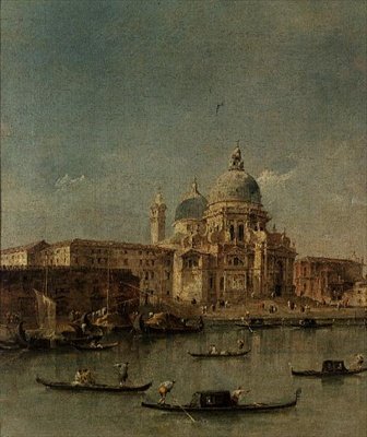 威尼斯，Santa Maria della Salute 作者 弗朗切斯科·瓜迪（Francesco Guardi）