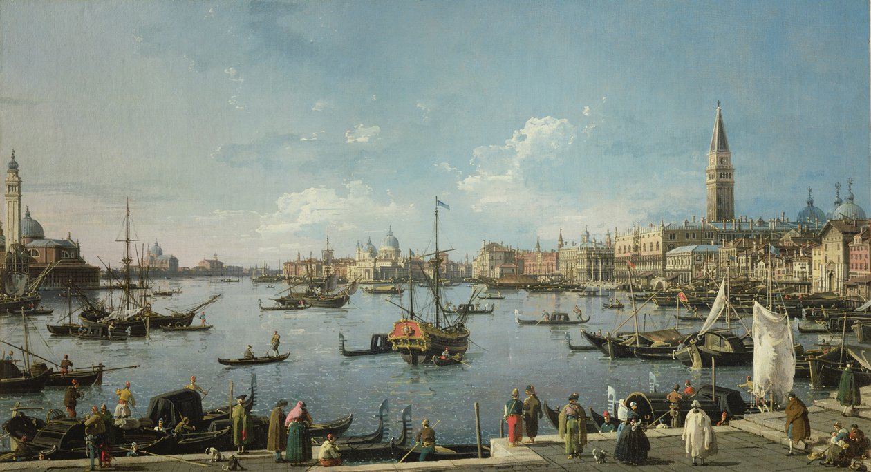 圣Marco盆地的看法，威尼斯 作者 弗朗切斯科·瓜迪（Francesco Guardi）
