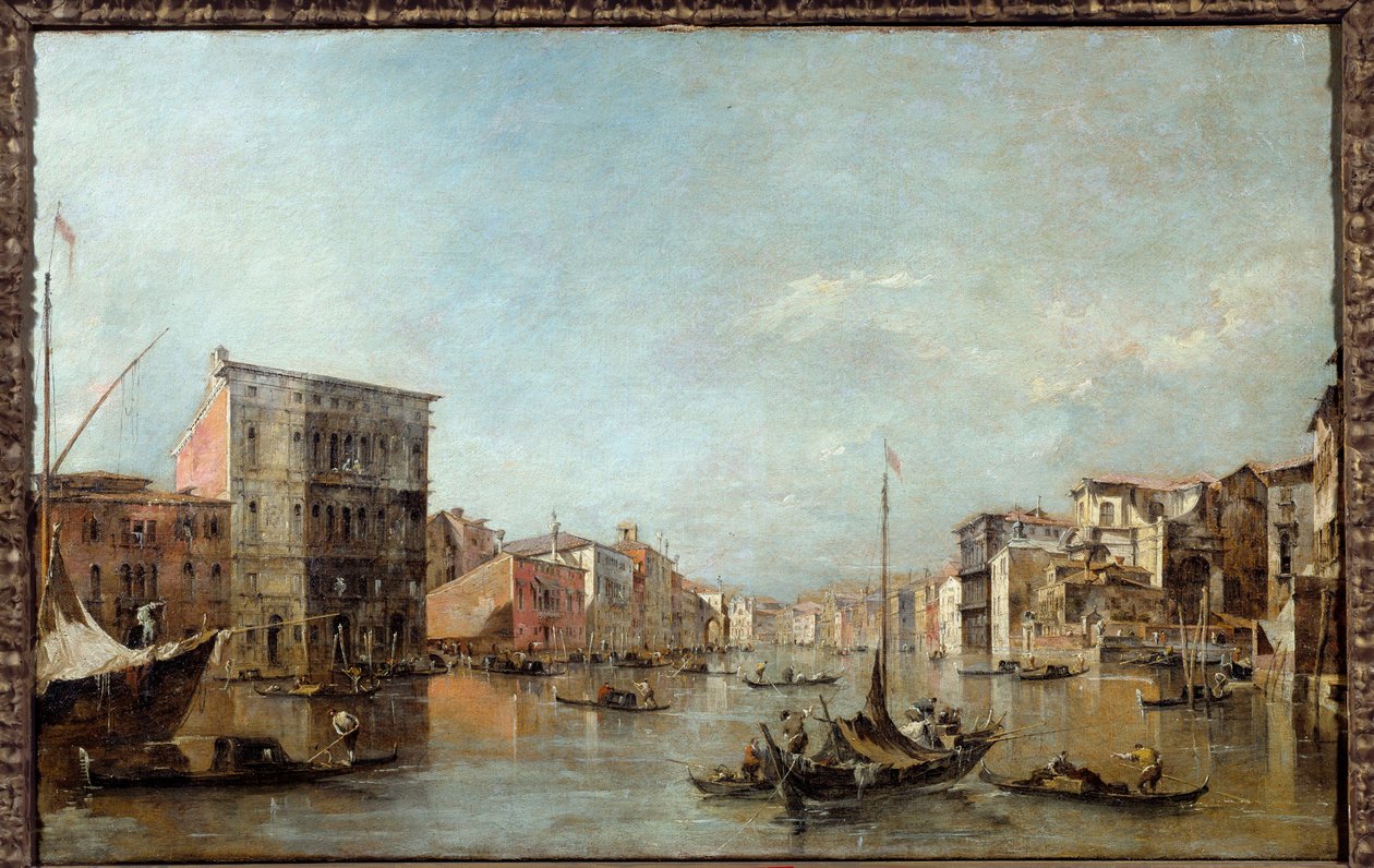 Francesco Guardi (1712-1793) 18 世纪图卢兹，奥古斯丁博物馆的威尼斯大运河景观 作者 弗朗切斯科·瓜迪（Francesco Guardi）