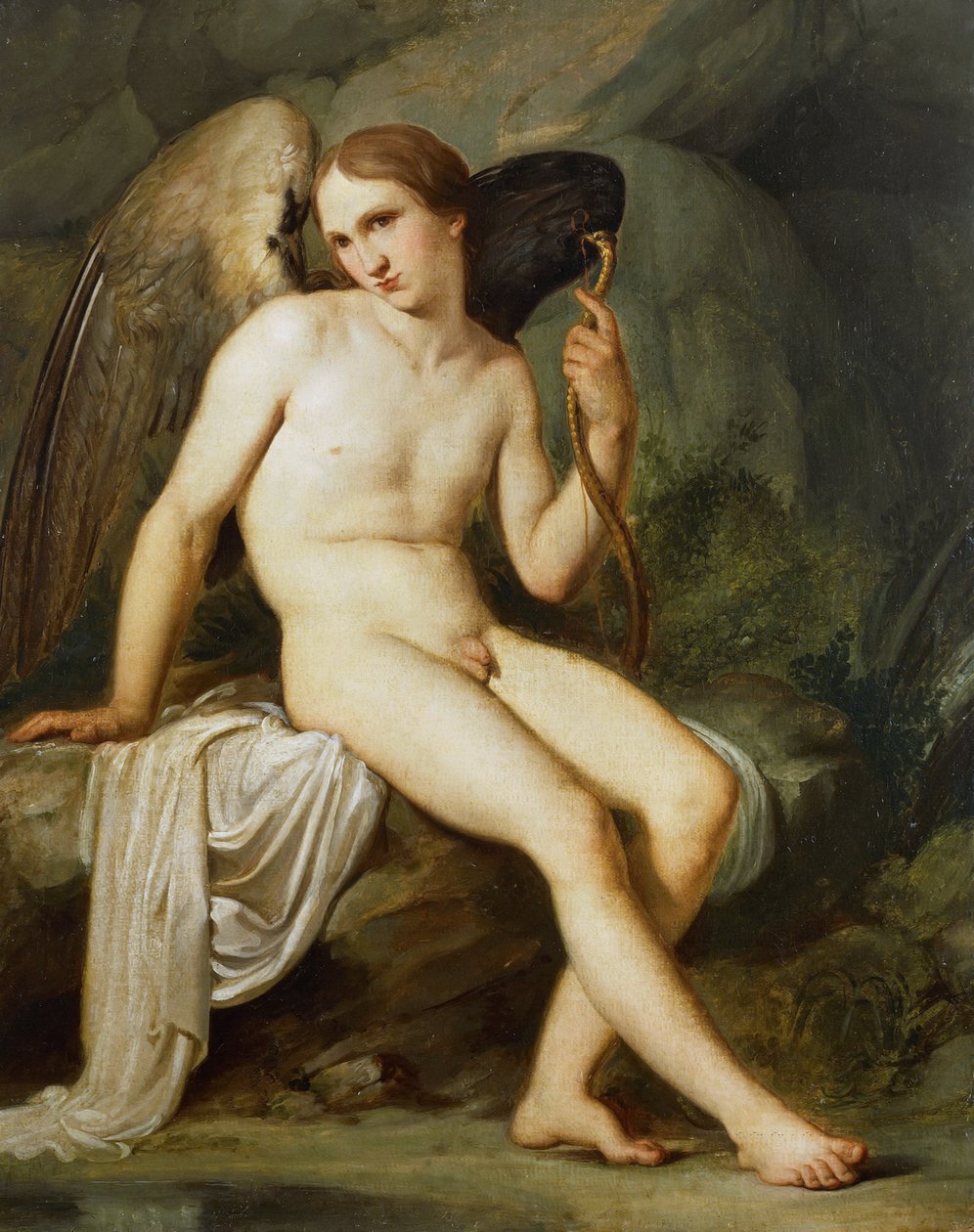 丘比特，约1815年。 作者 弗朗切斯科·海耶兹（Francesco Hayez）