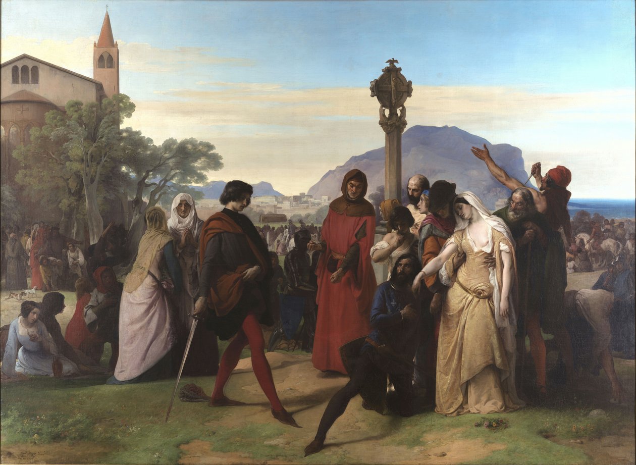 意大利语：I vespri siciliani 西西里晚祷 作者 弗朗切斯科·海耶兹（Francesco Hayez）