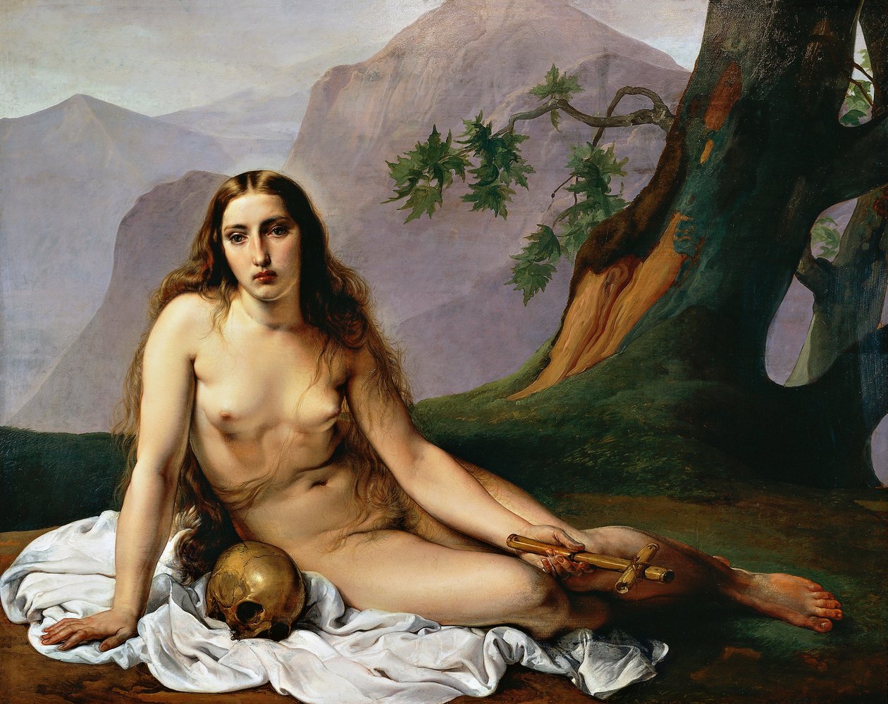 忏悔的抹大拉 作者 弗朗切斯科·海耶兹（Francesco Hayez）