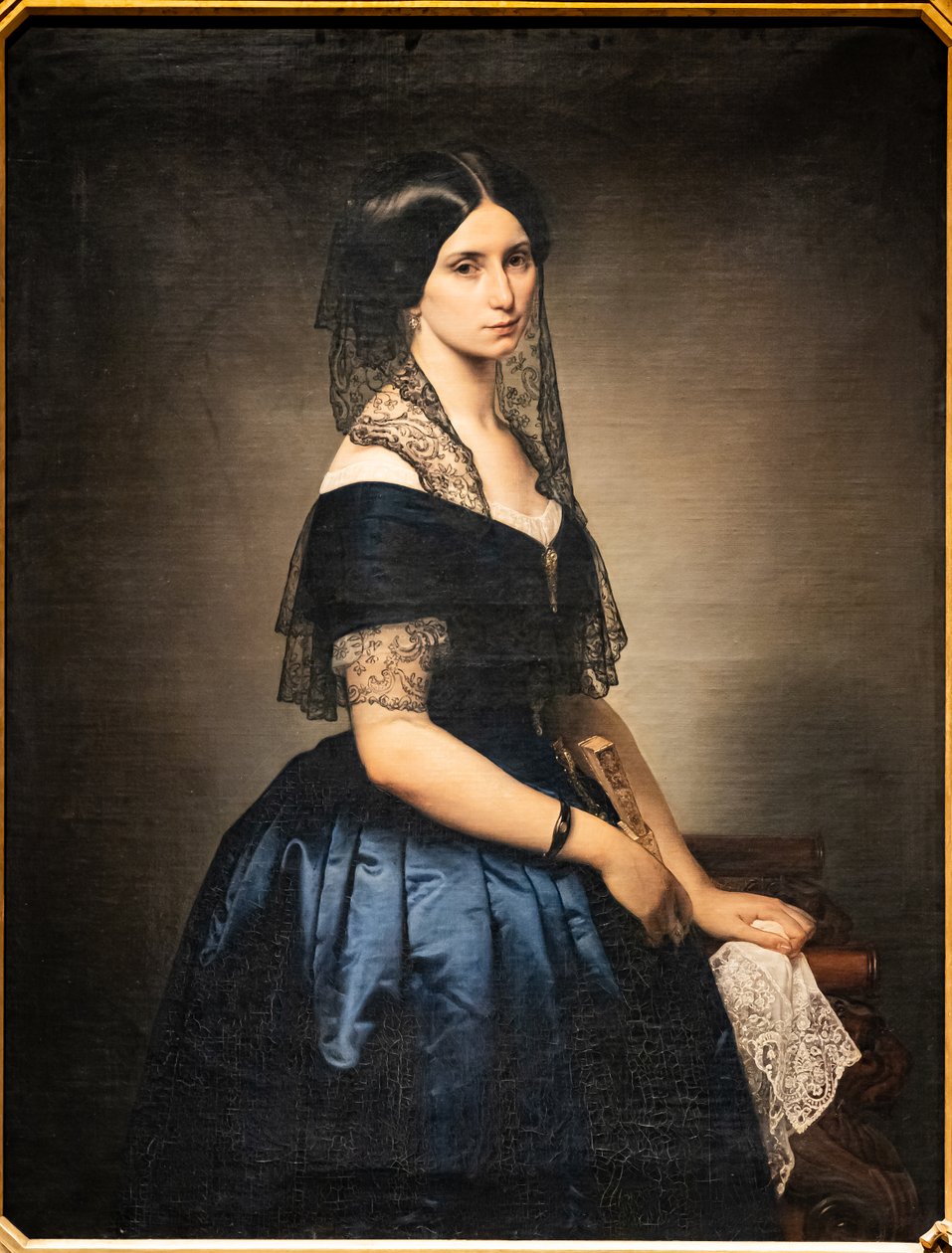 安东涅塔-塔西斯-巴西利科肖像 作者 弗朗切斯科·海耶兹（Francesco Hayez）