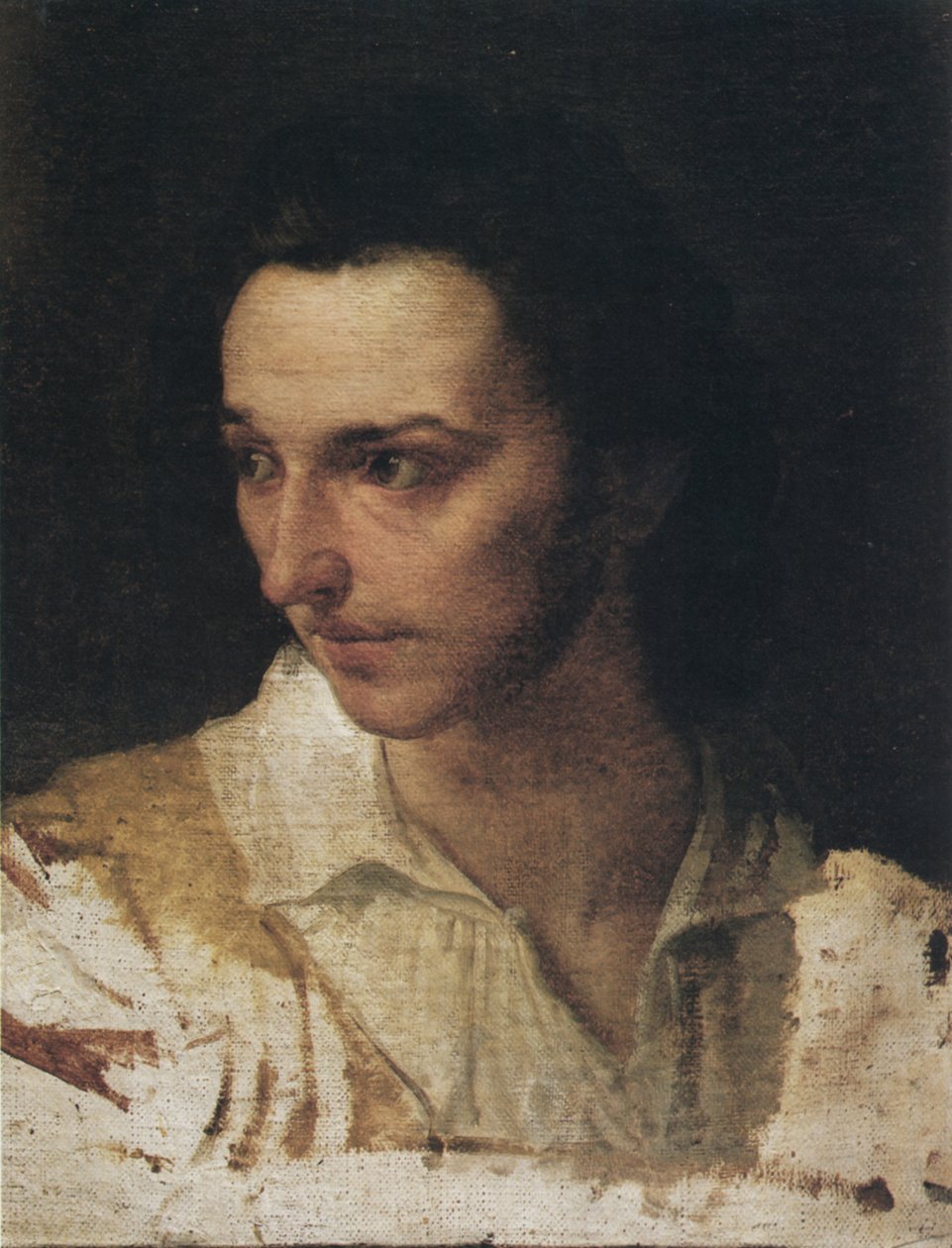 计数阿方索Schiaffinati Porro，1821年的肖像 作者 弗朗切斯科·海耶兹（Francesco Hayez）