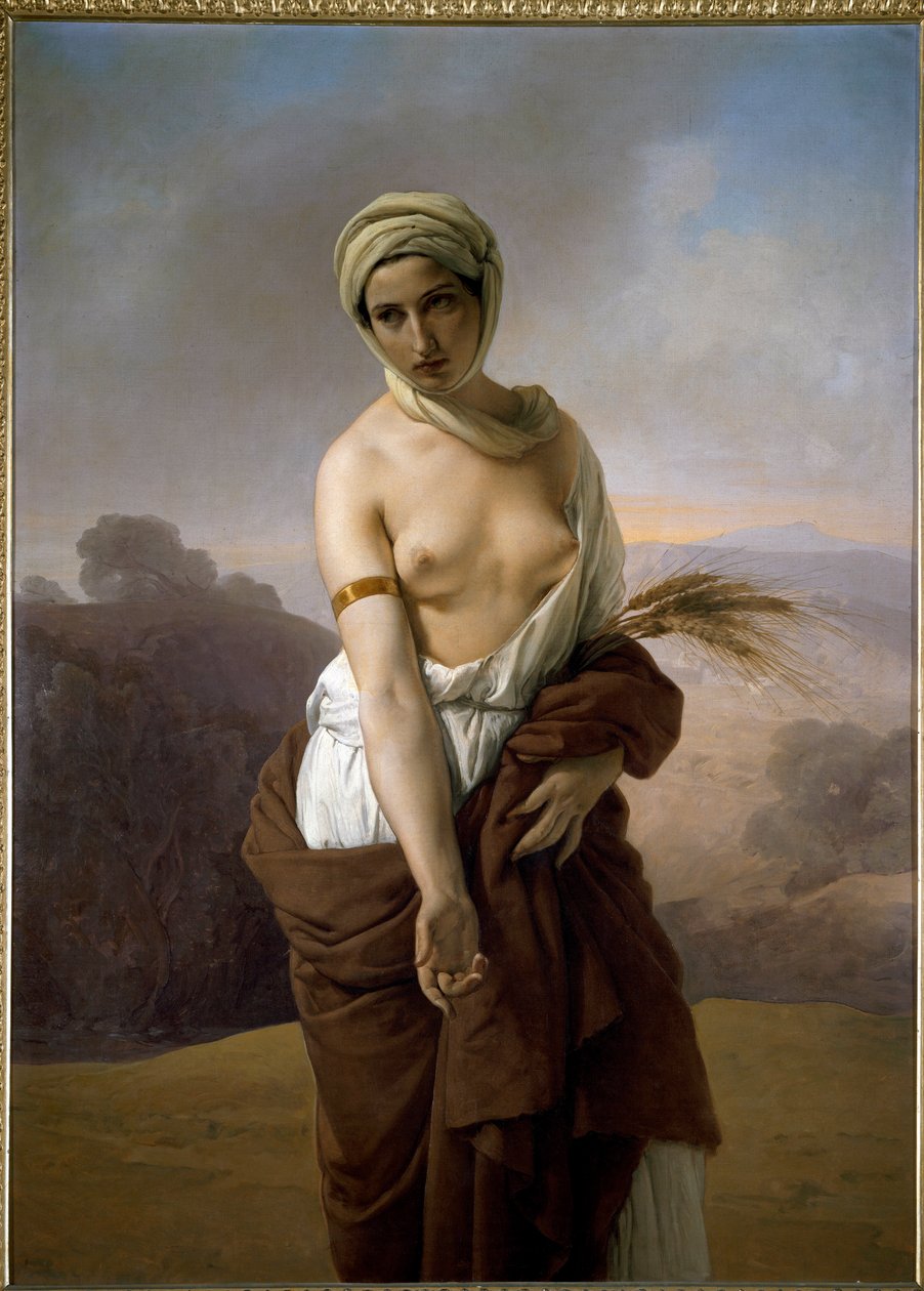 露丝（布面油画 作者 弗朗切斯科·海耶兹（Francesco Hayez）