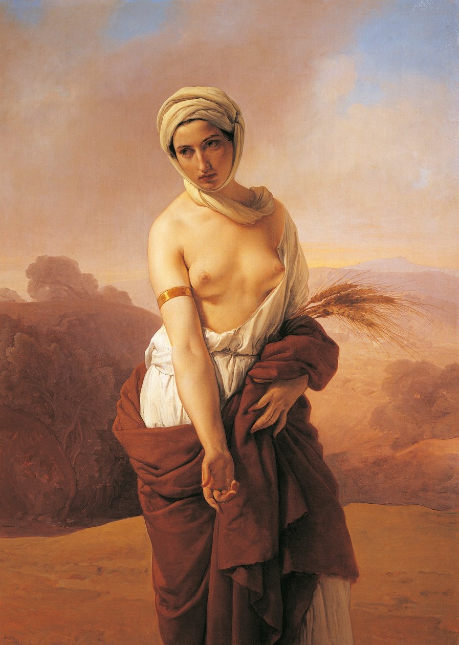 路得》，作者：Francesco Hayez 作者 弗朗切斯科·海耶兹（Francesco Hayez）