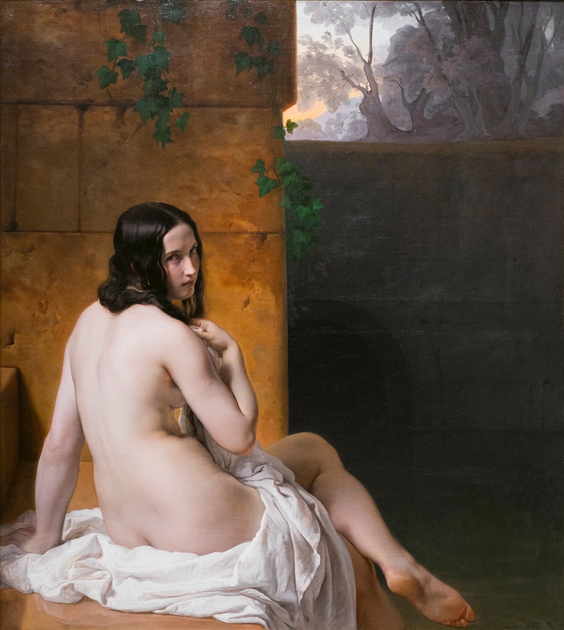 洗澡的苏珊娜 作者 弗朗切斯科·海耶兹（Francesco Hayez）