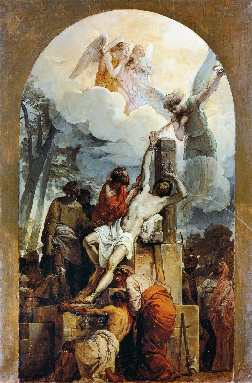 圣巴塞洛缪的殉道》（The Martyrdom of St Bartholomew 作者 弗朗切斯科·海耶兹（Francesco Hayez）