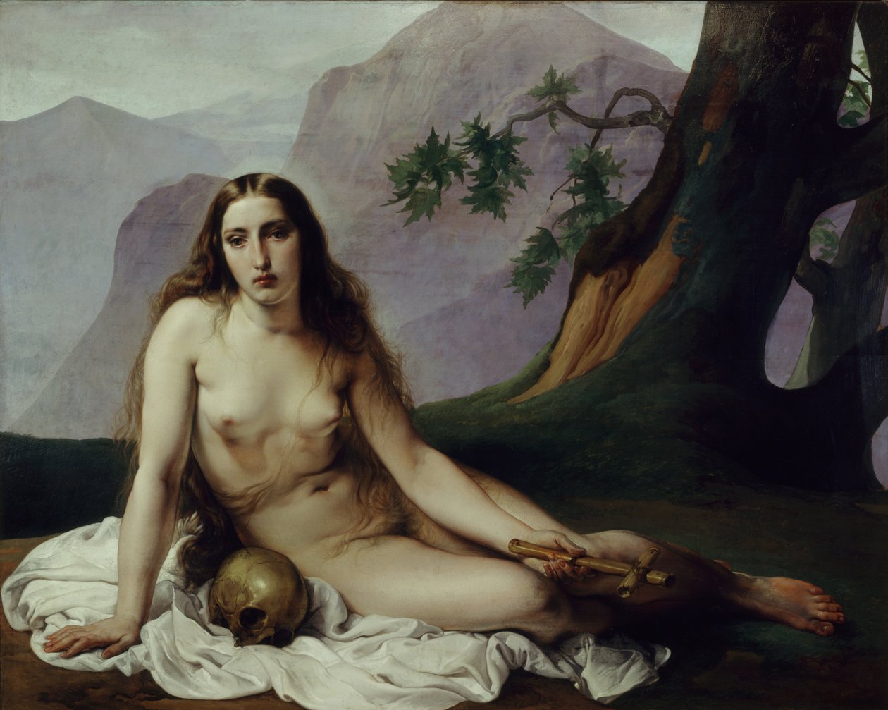 悔改的抹大拉的马利亚，1833年。 作者 弗朗切斯科·海耶兹（Francesco Hayez）
