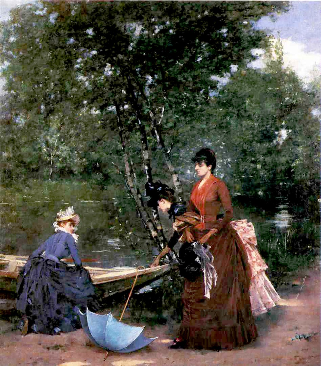 巴黎Bois de Boulogne的女士们 作者 弗朗切斯科·米拉莱斯·盖拉普