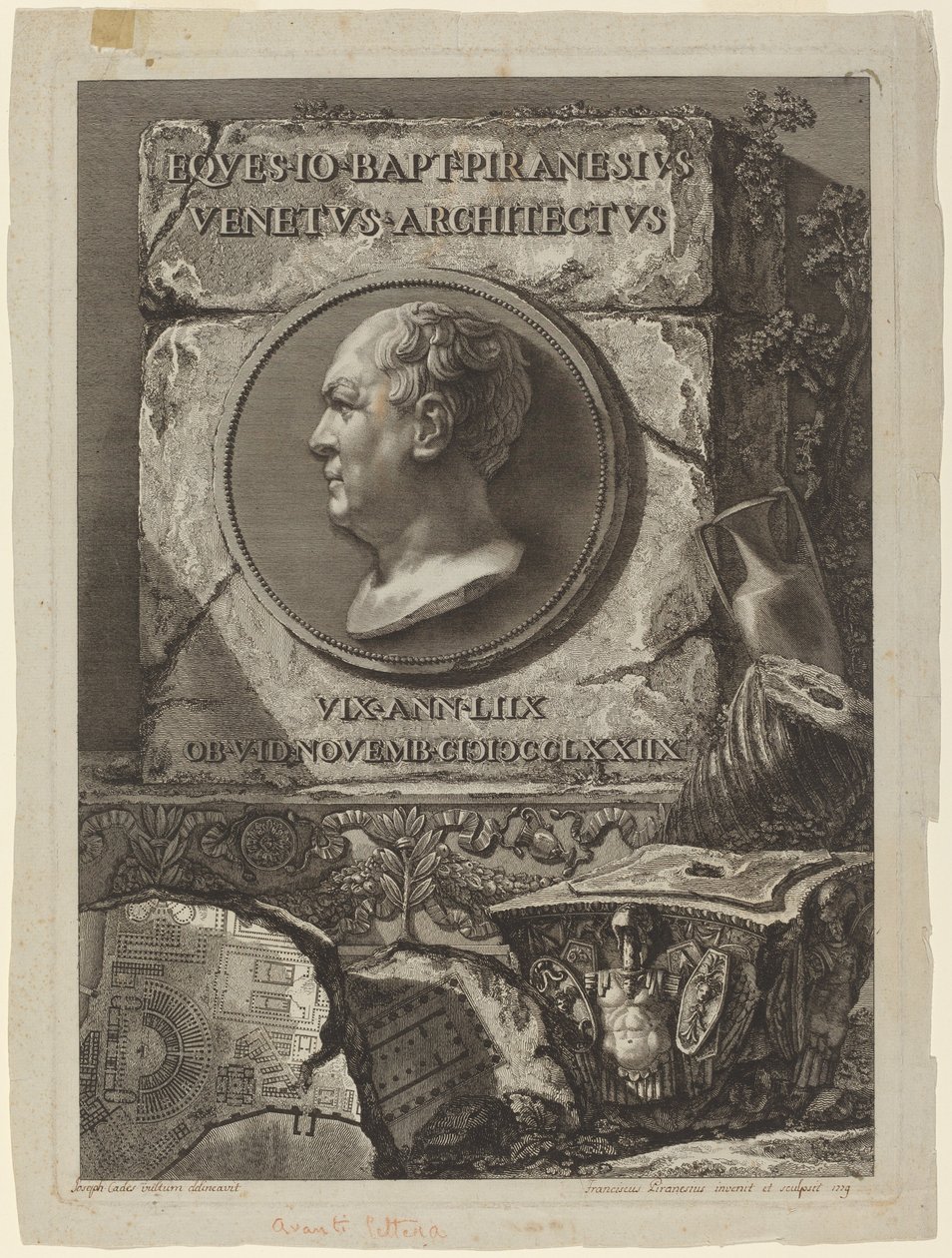 乔瓦尼-巴蒂斯塔-皮拉内西 作者 弗朗切斯科·皮拉内西（Francesco Piranesi）