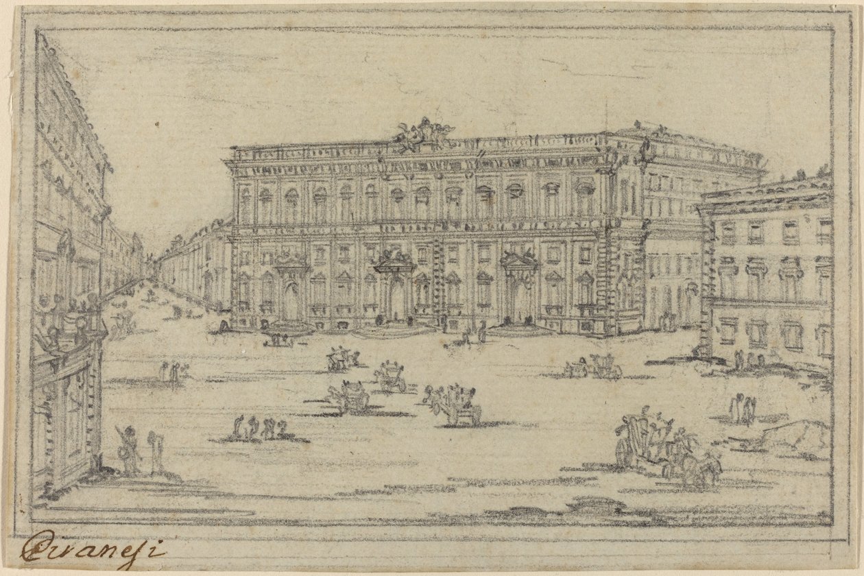 协商宫 作者 弗朗切斯科·皮拉内西（Francesco Piranesi）