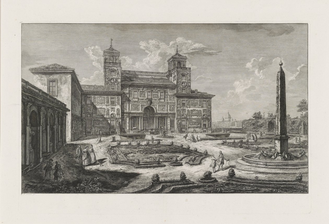 美第奇别墅 作者 弗朗切斯科·皮拉内西（Francesco Piranesi）